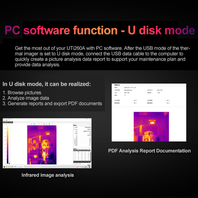 UNI-T UTI260B UTI260A Thermal  - огляд і ціна Thermal Imaging Camera Pcb Repair