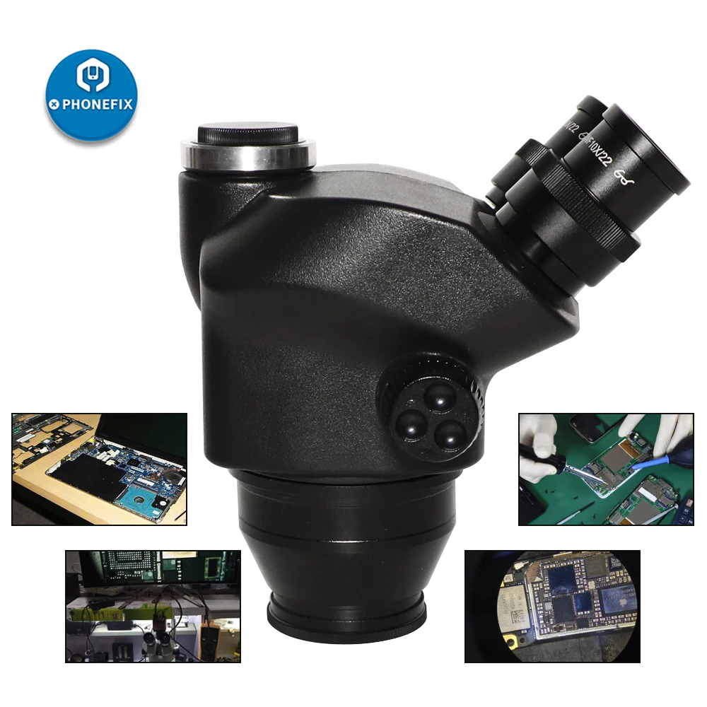2020 Black 3.5X-90X 7X-45X Tri - огляд і ціна Trinocular Stereo Microscope 7X-45X