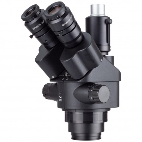 AmScope 7X-45X Black Simul-Foc - огляд і ціна Trinocular Stereo Microscope 7X-45X
