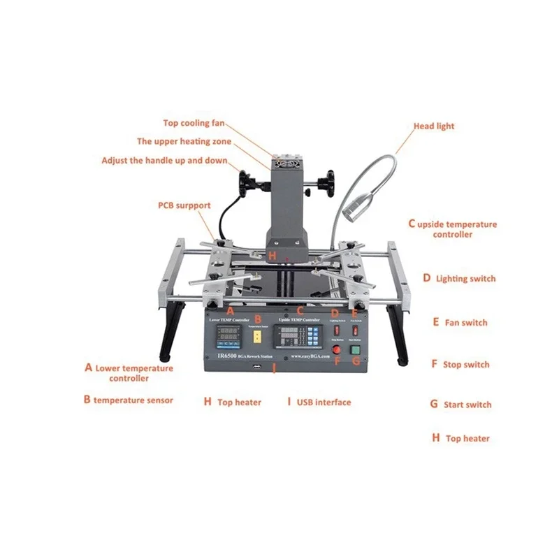 Achi Ir 6500 V2 Infrared Bga S - огляд і ціна Infrared Bga Rework Station