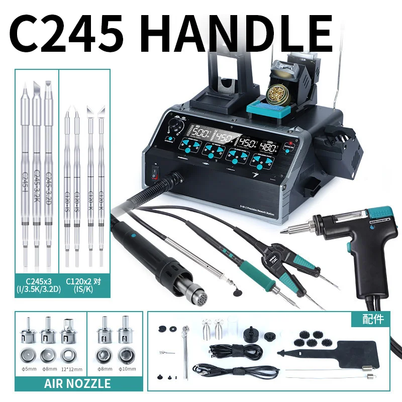 5-in-1 Desoldering Station Pre - огляд і ціна C210 Precision Soldering Station