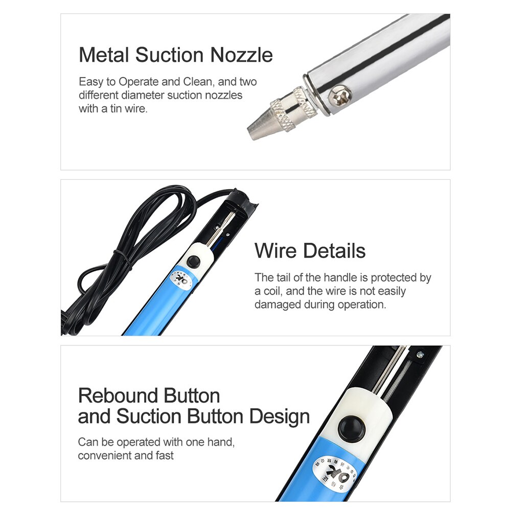 AC 220V Electric Desoldering M - огляд і ціна Desoldering Pump Electric Vacuum Station