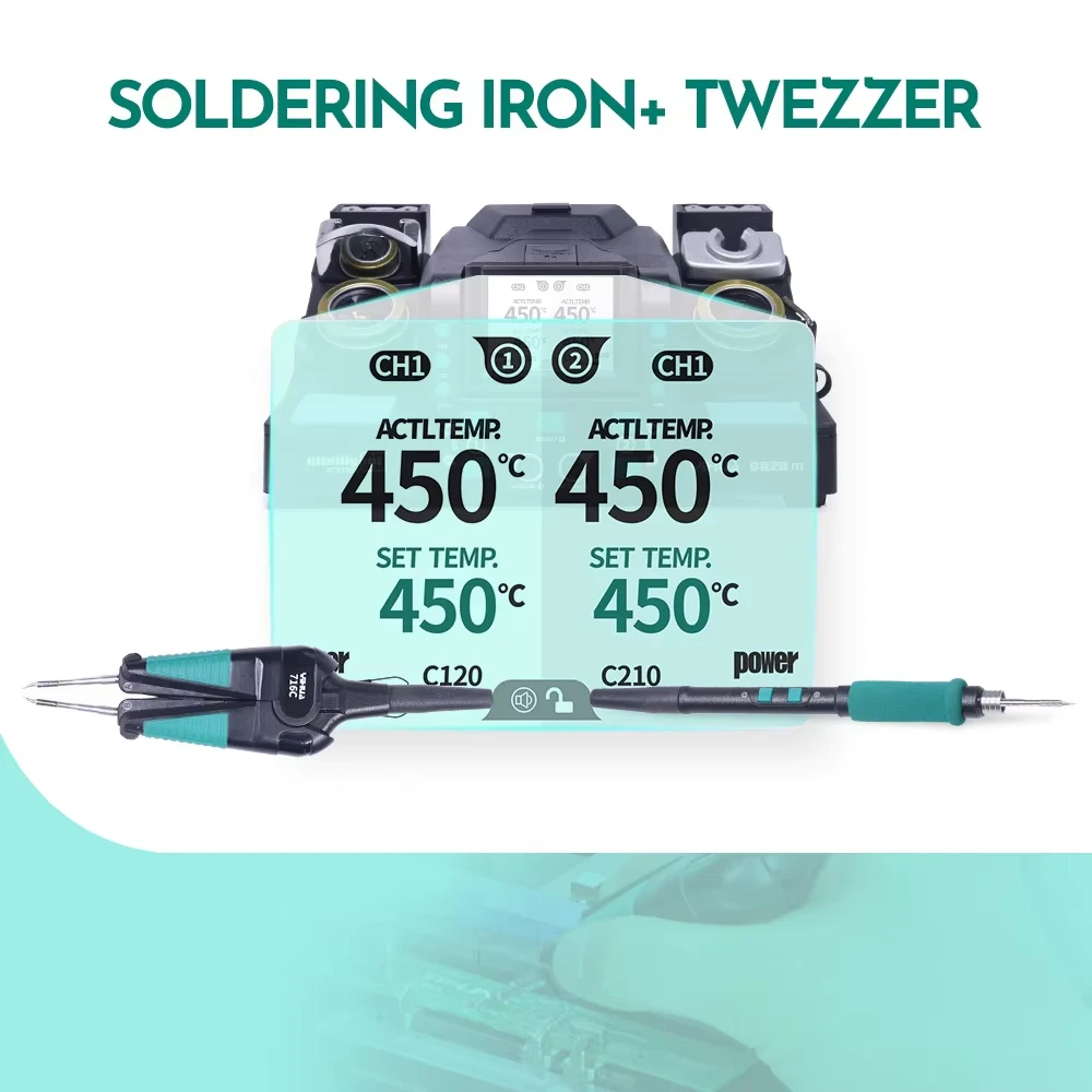 2026 SELL 982D-III Compatible  - огляд і ціна C210 Precision Soldering Station