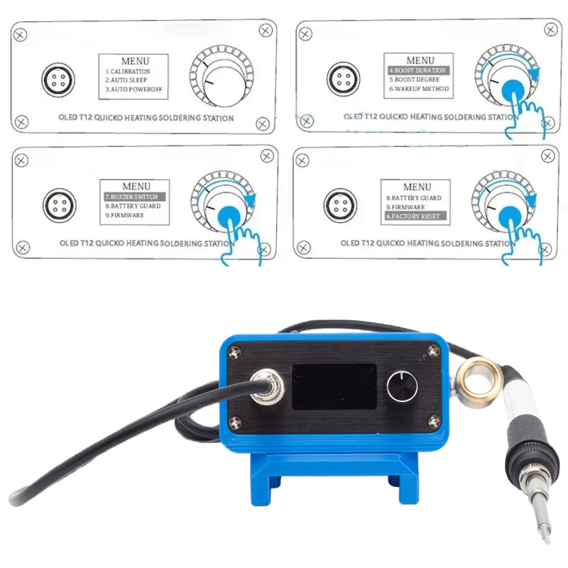 T12 soldering station solderin - огляд і ціна T12 Soldering Station Oled