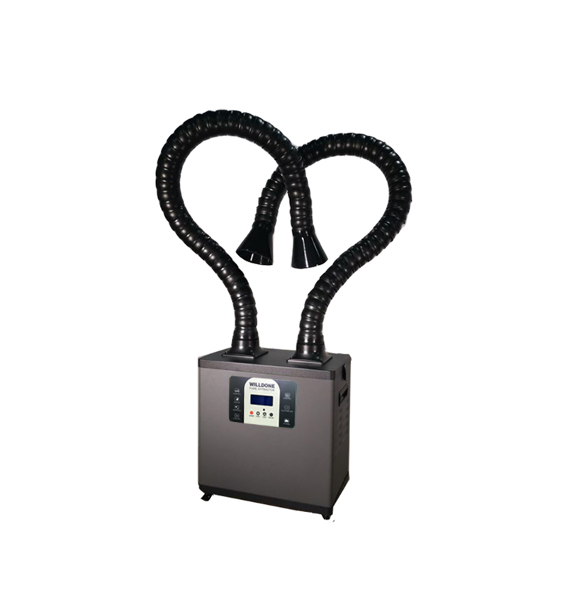 C200Y Portable High Power Dual - огляд і ціна Fume Extractor Soldering Dual Arm