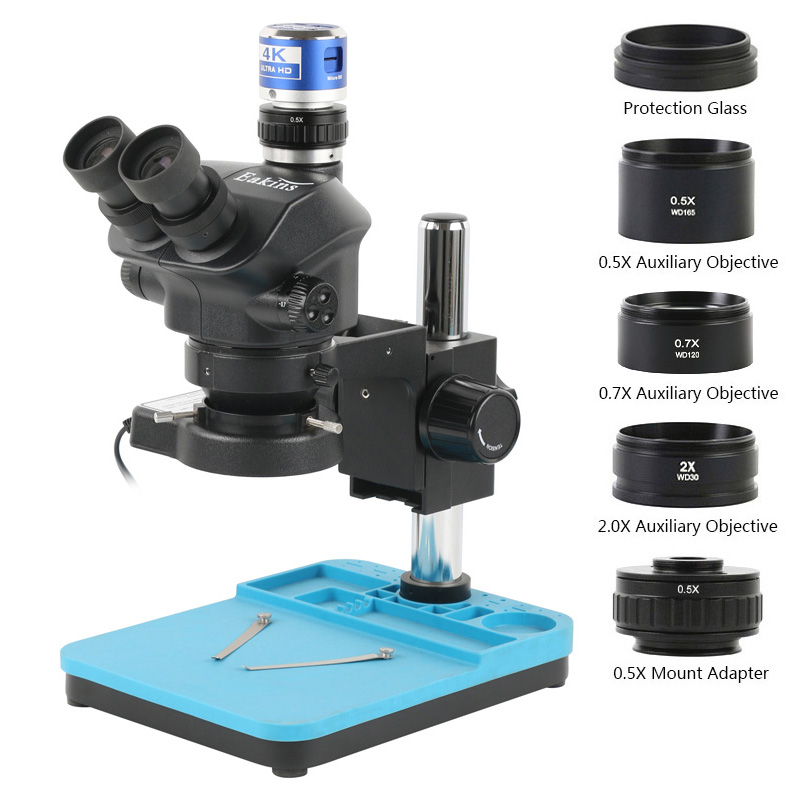 1080P 48MP 2K 4K HDMI USB VGA  - огляд і ціна Simul-Focal Industrial Microscope 4K Hdmi