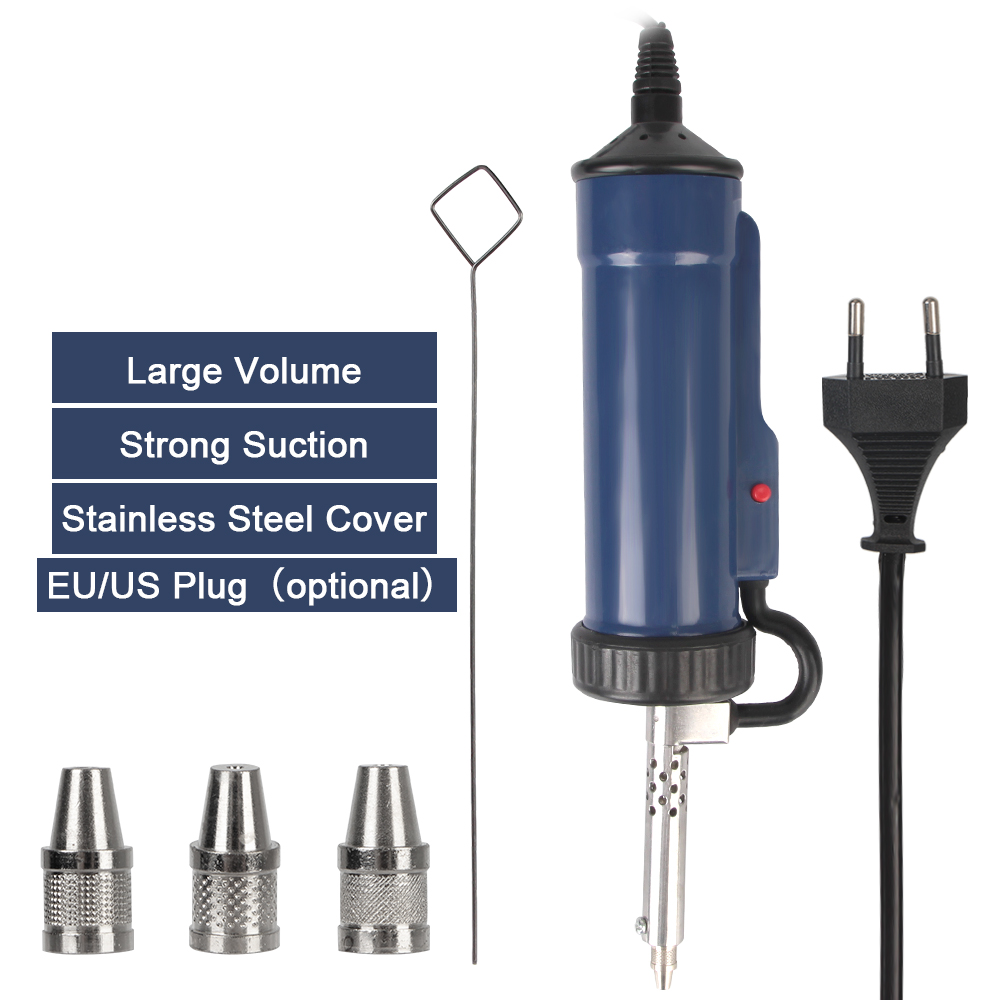 Tin Sucker Vacuum with 3 Sucti - огляд і ціна Desoldering Pump Electric Vacuum Station