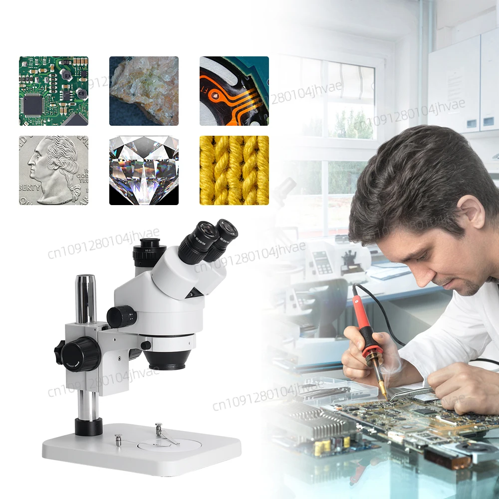 2025 NEW Real Photo 3.5X-45X   - огляд і ціна Trinocular Stereo Microscope 7X-45X