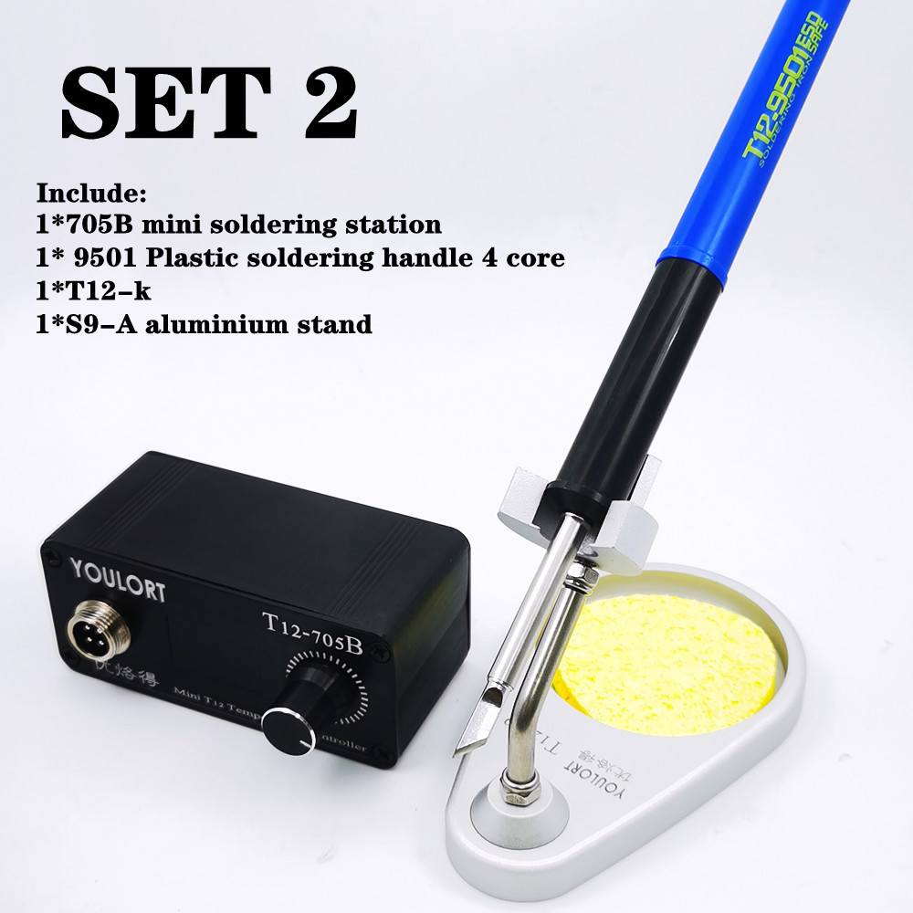 MINI T12-705B Soldering Iron s - огляд і ціна T12 Soldering Station Oled