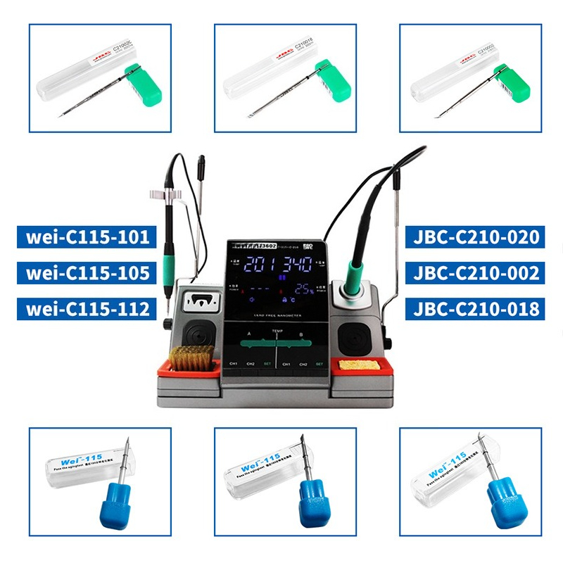 Speed T3602 nano welding table - огляд і ціна C115 Nano Soldering Iron Station