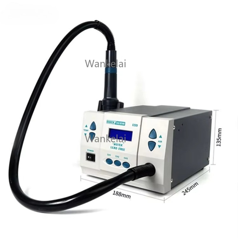 Original 1000W 220/110V QUICK  - огляд і ціна Hot Air Rework Station 861Dw