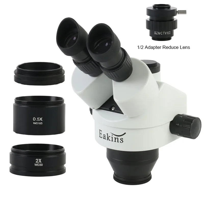 7X 90X Trinocular Stereo Micro - огляд і ціна Trinocular Stereo Microscope 7X-45X