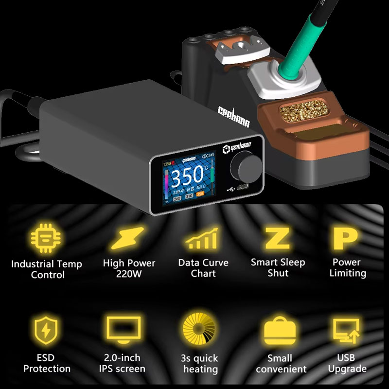 GEEBOON TC22 Soldering Rework  - огляд і ціна C210 Precision Soldering Station