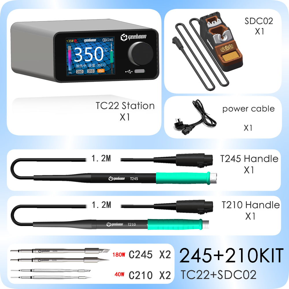 GEEBOON TC22 Soldering Rework  - огляд і ціна C210 Precision Soldering Station