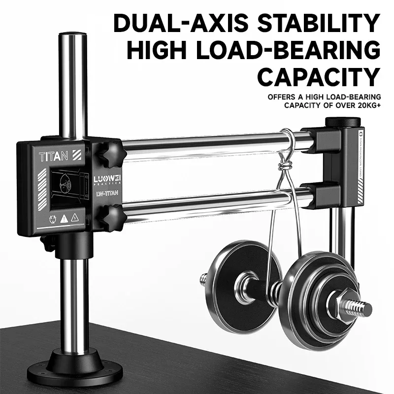 LUOWEI LW-GK02 Biaxal Double B - огляд і ціна Articulating Arm Boom Stand Microscope