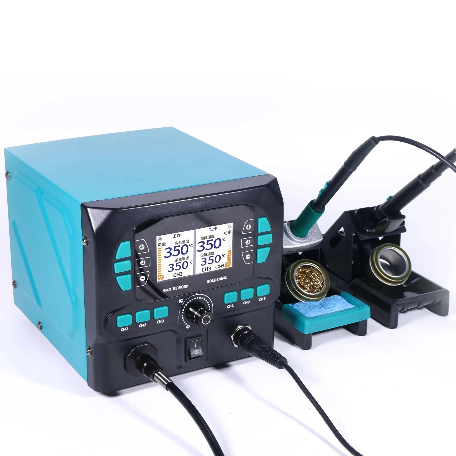 992D-II 2 In1 Tool Nano Hot Ai - огляд і ціна C210 Precision Soldering Station