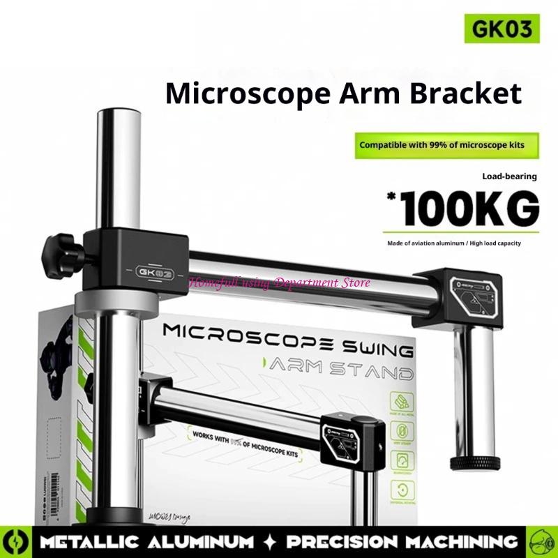  Stereo Microscope Double Arm  - огляд і ціна Articulating Arm Boom Stand Microscope